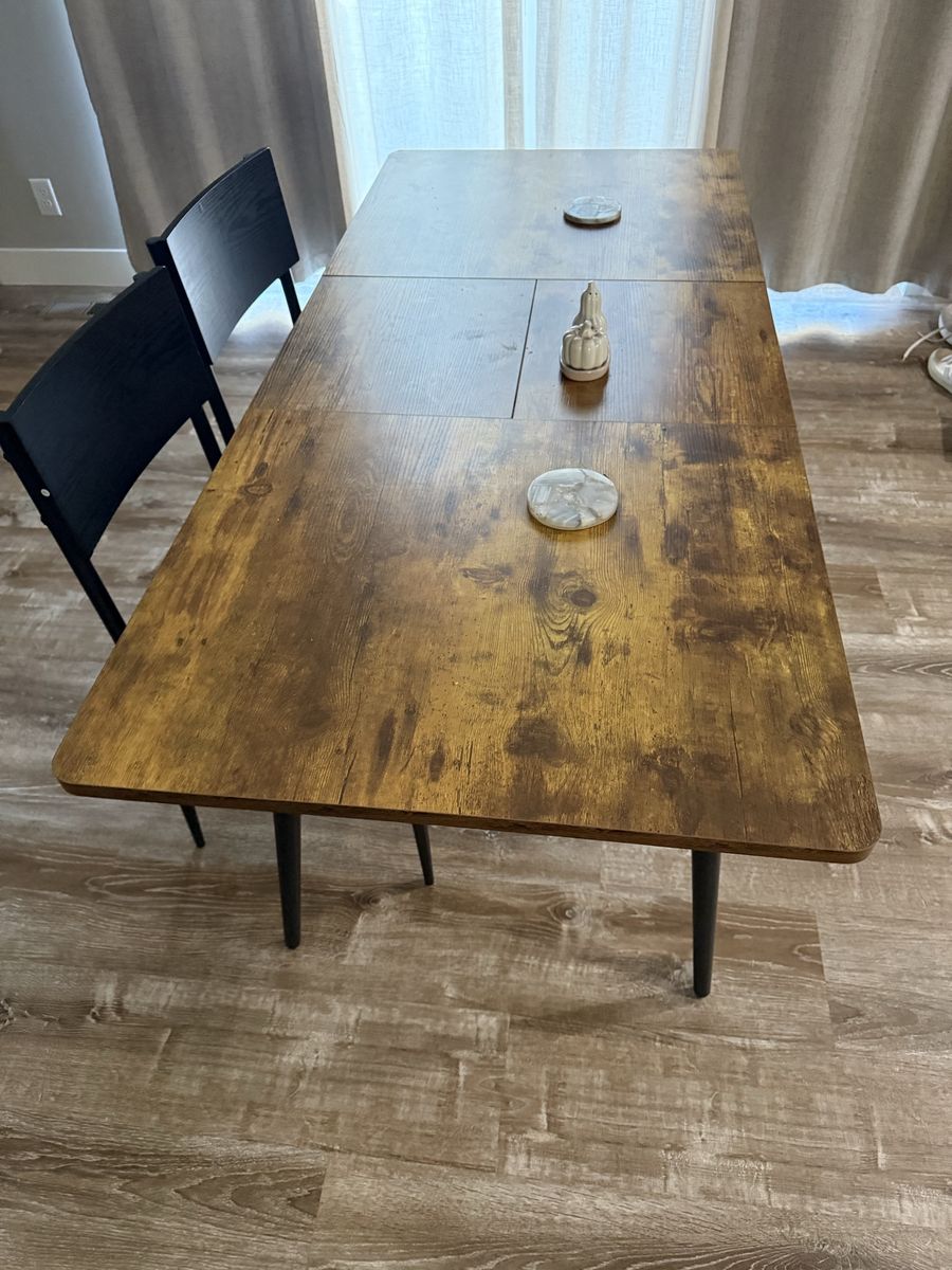 Dining table with 6 chairs