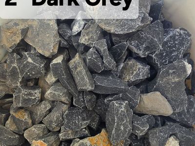 DECORATIVE GRAVEL- 1 INCH - 1.5 AND 2-4 INCH AVAILABLE