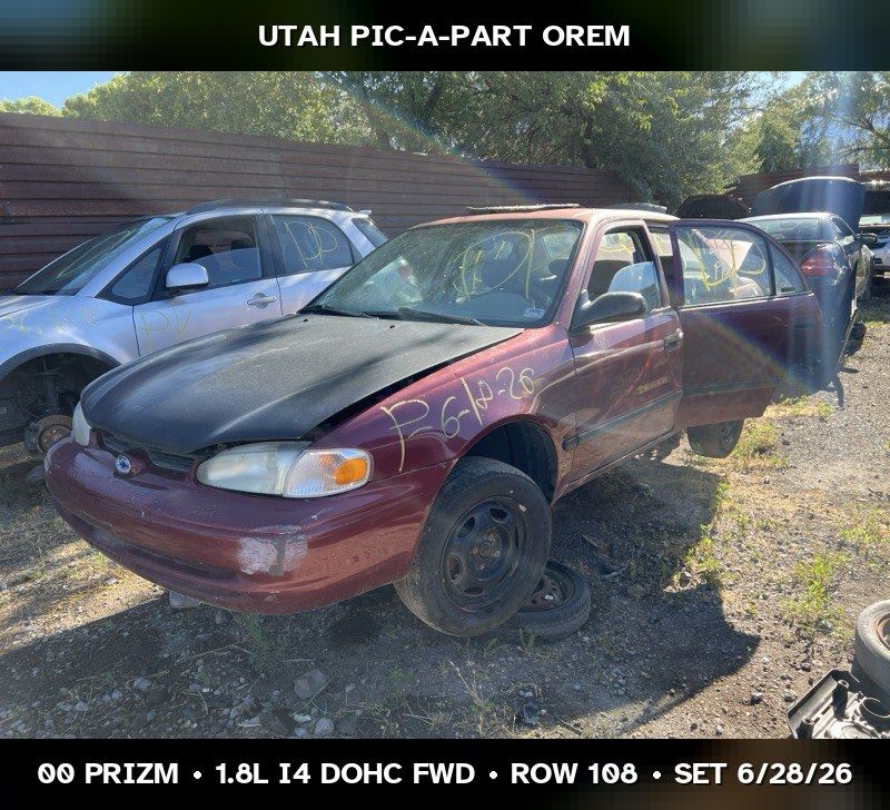 2000 Chevrolet Prizm Parts - UTPAP Orem