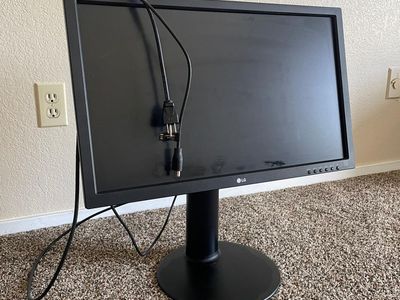 LG 24" Monitor with cables