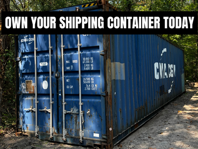 20' Shipping Container – Secure Storage Solutions – Delivery Available