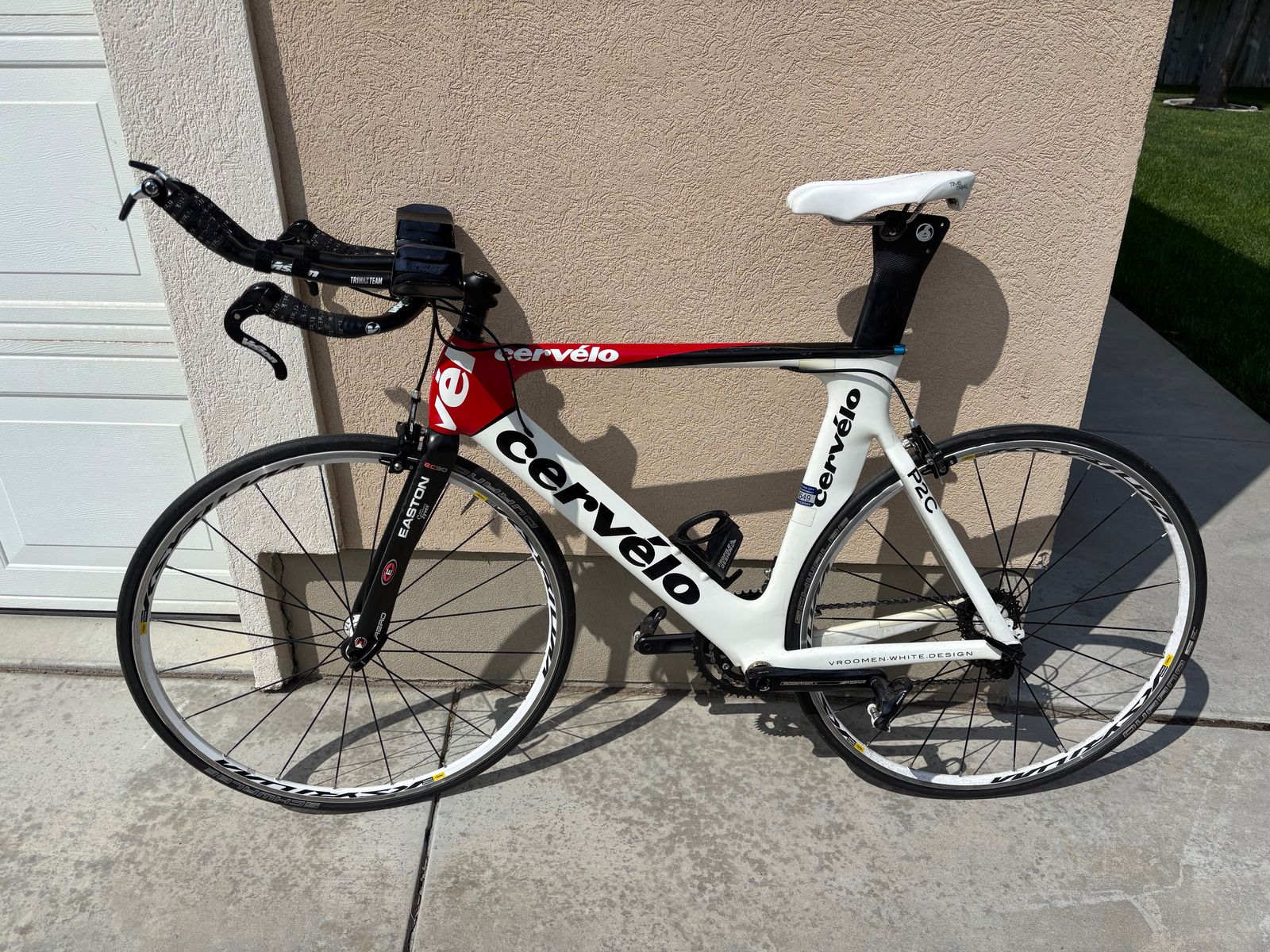 2008 Cervelo P2C 56cm Time Trial/Triathlon Bike