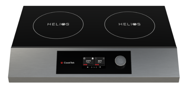 Cooktek Commercial Induction MagnaWave Helios Dual-Hob Heavy-Duty Cooktop