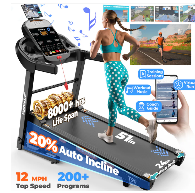 Famistar T90 All-In-One Electric Treadmill
