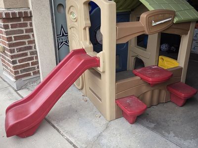 Playhouse with slide $75