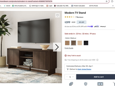Modern TV Stand 70x16x16 Walnut finish