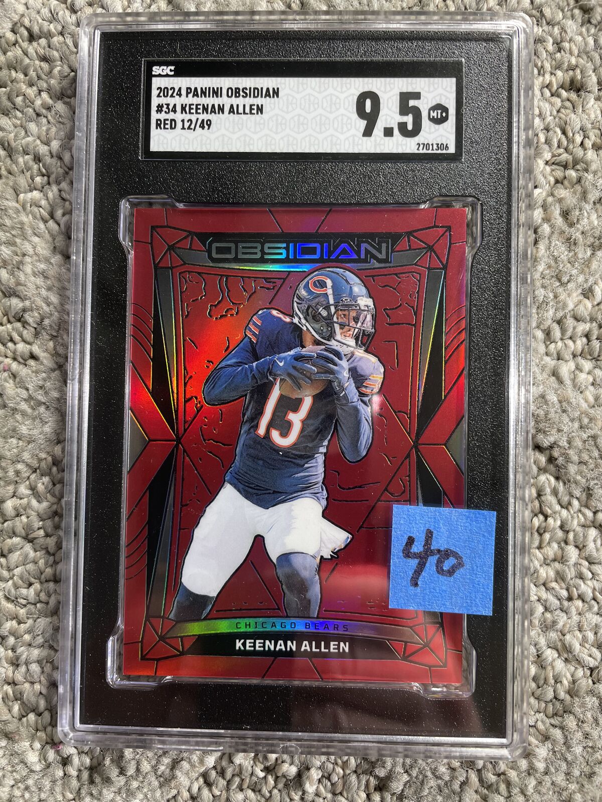 Keenan Allen Chicago Bears graded slabs