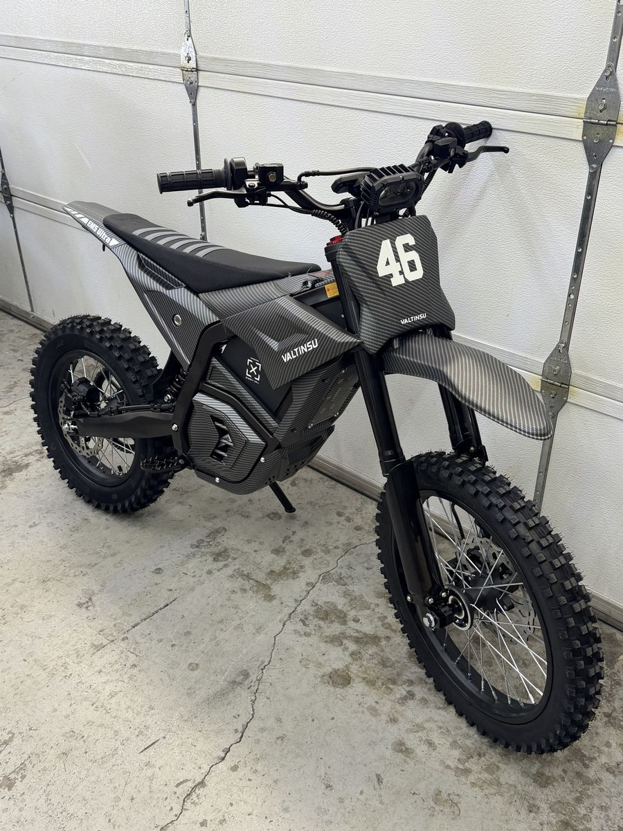 72v 8000w Valtinsu EM5 Ultra Black Carbon 17/14 Ebike motorcycle 