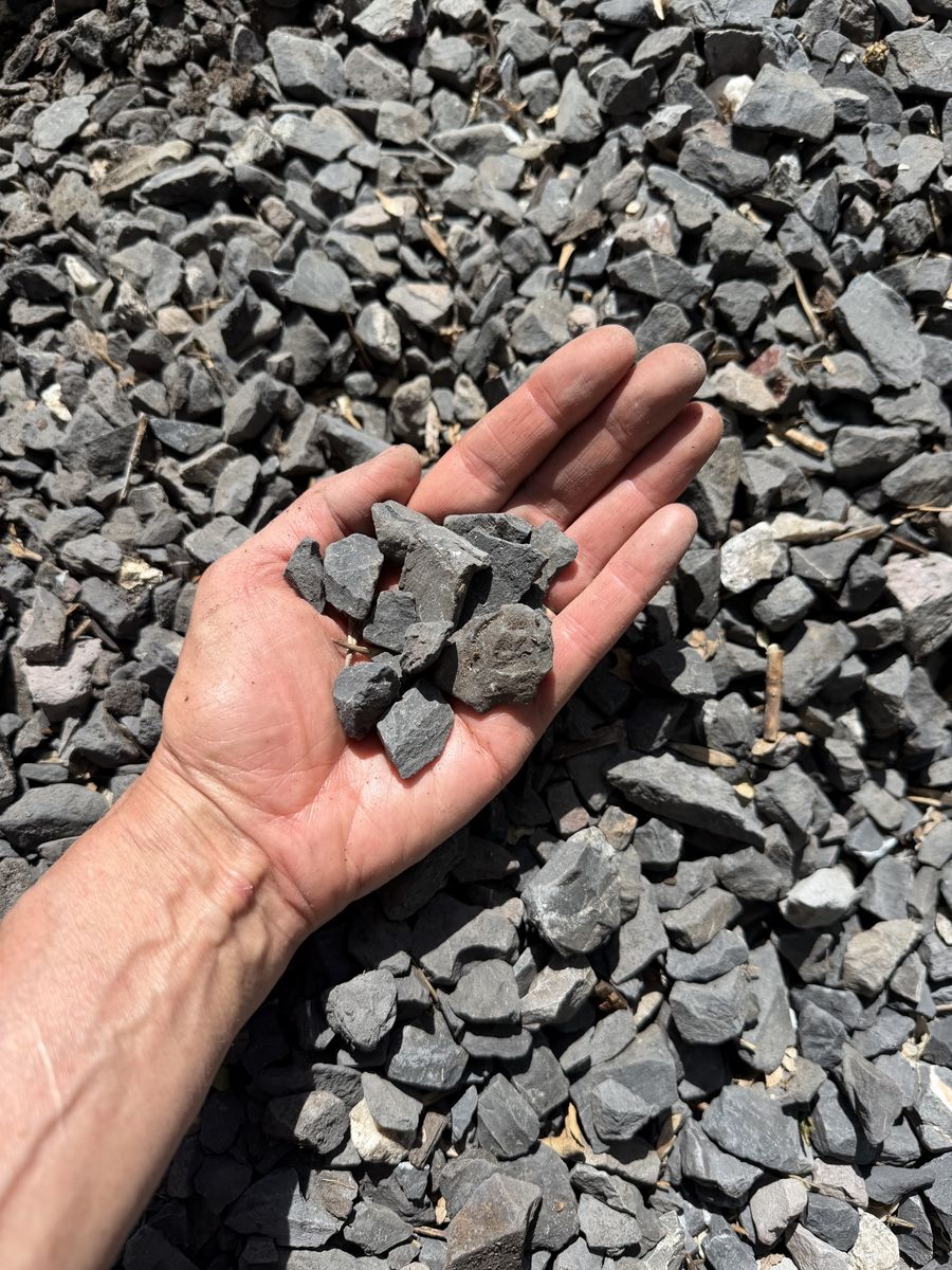 Free! Landscaping rock-Deep slate color