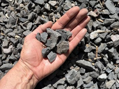 Free! Landscaping rock-Deep slate color