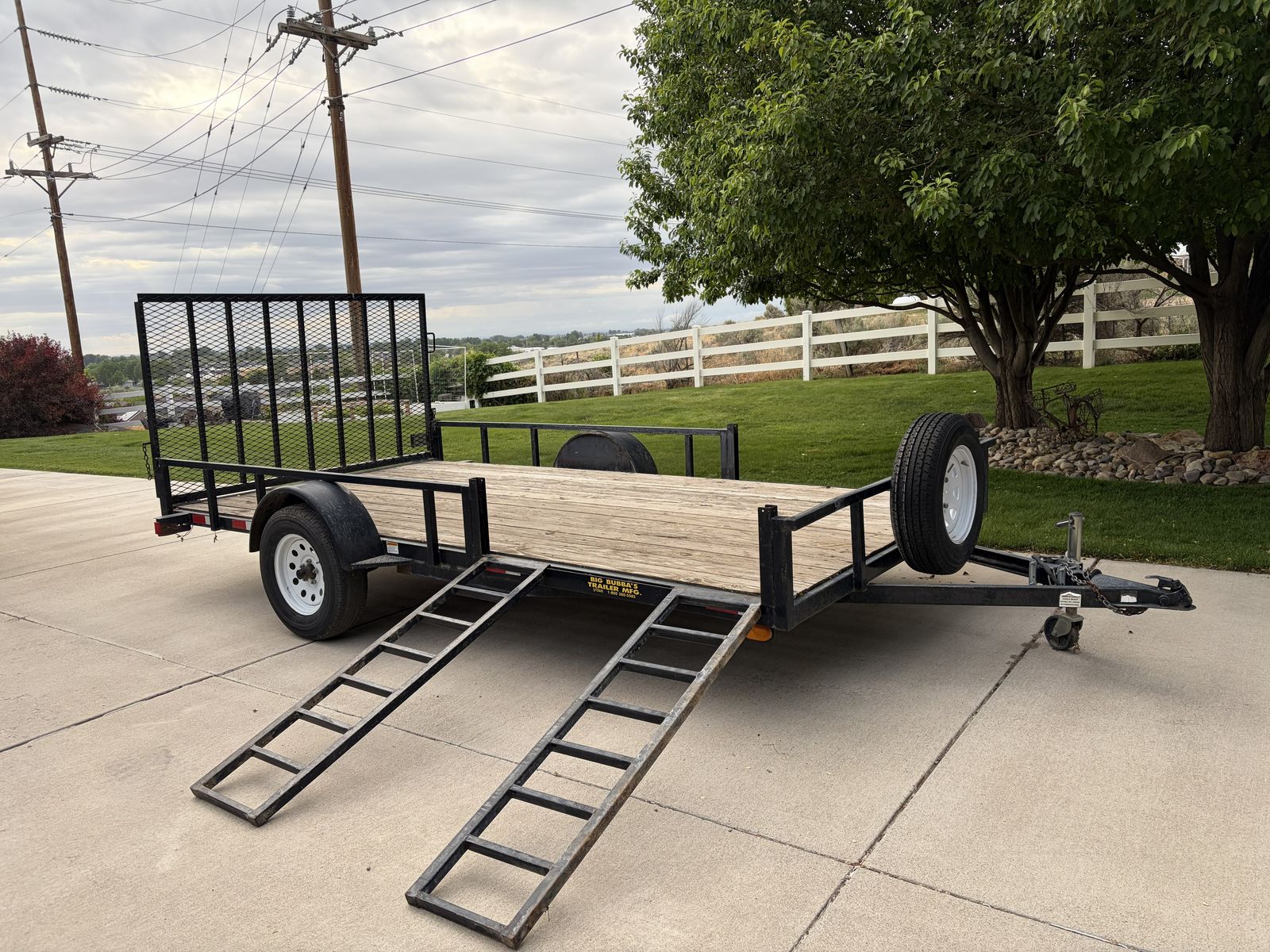 2015 Big Bubba utv - atv - utility trailer