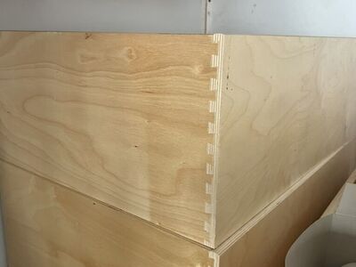 3 Cabinet Carcasses With Soft Close Drawers