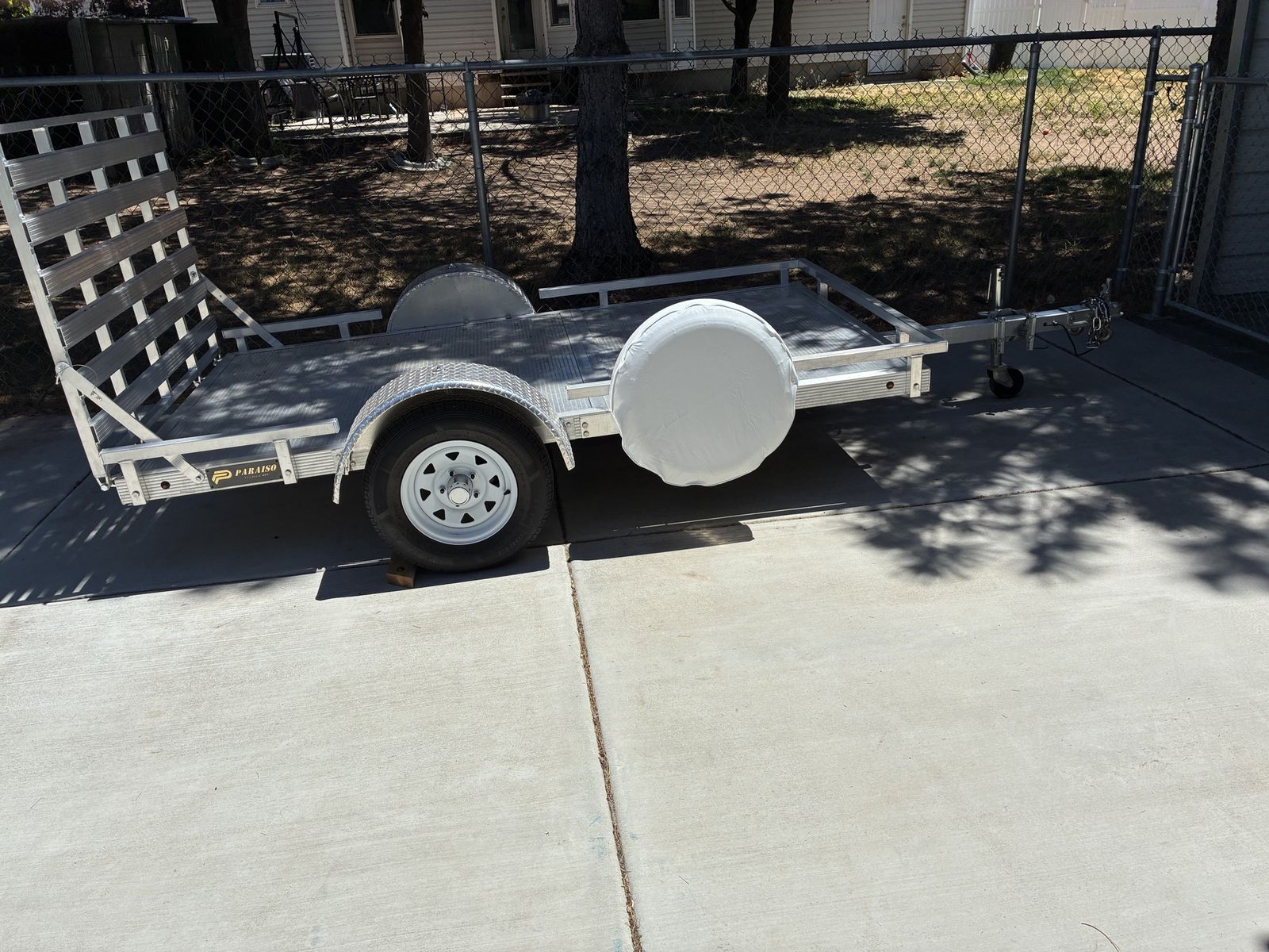 2025 5’x9’ Aluminum Trailer with Spare Tire