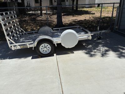 2025 5’x9’ Aluminum Trailer with Spare Tire