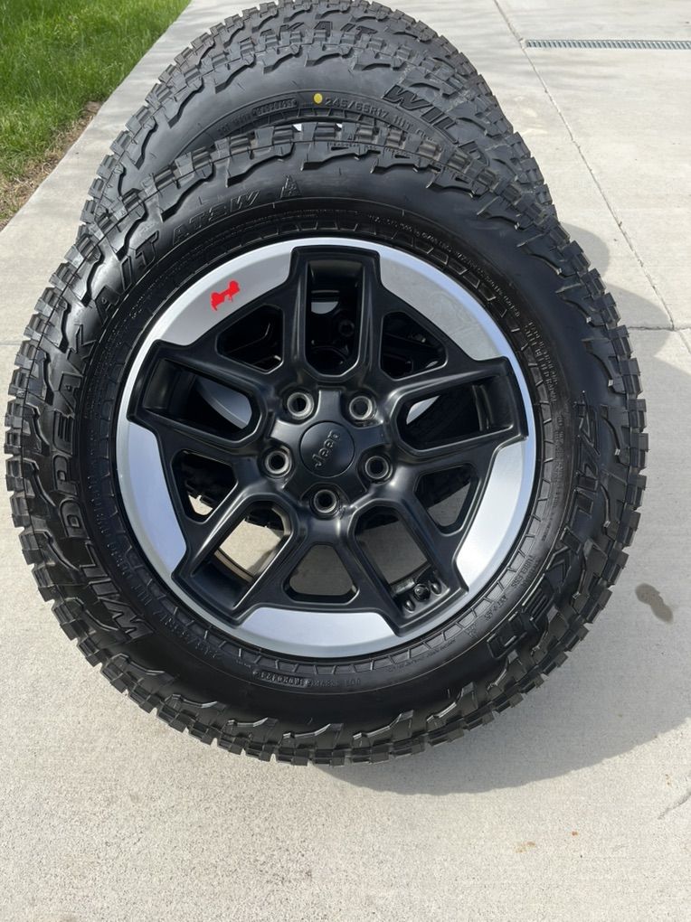 Jeep JL Rubicon Wheels And Tire Set Plus Spare