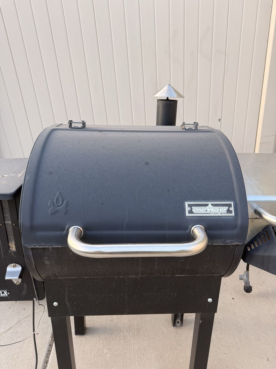 Camp chef pellet smoker with sear box