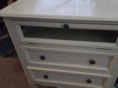 Cream Solid Wood Small Dresser
