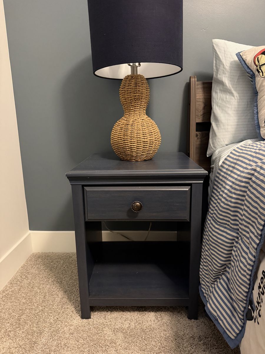 Navy Nightstand