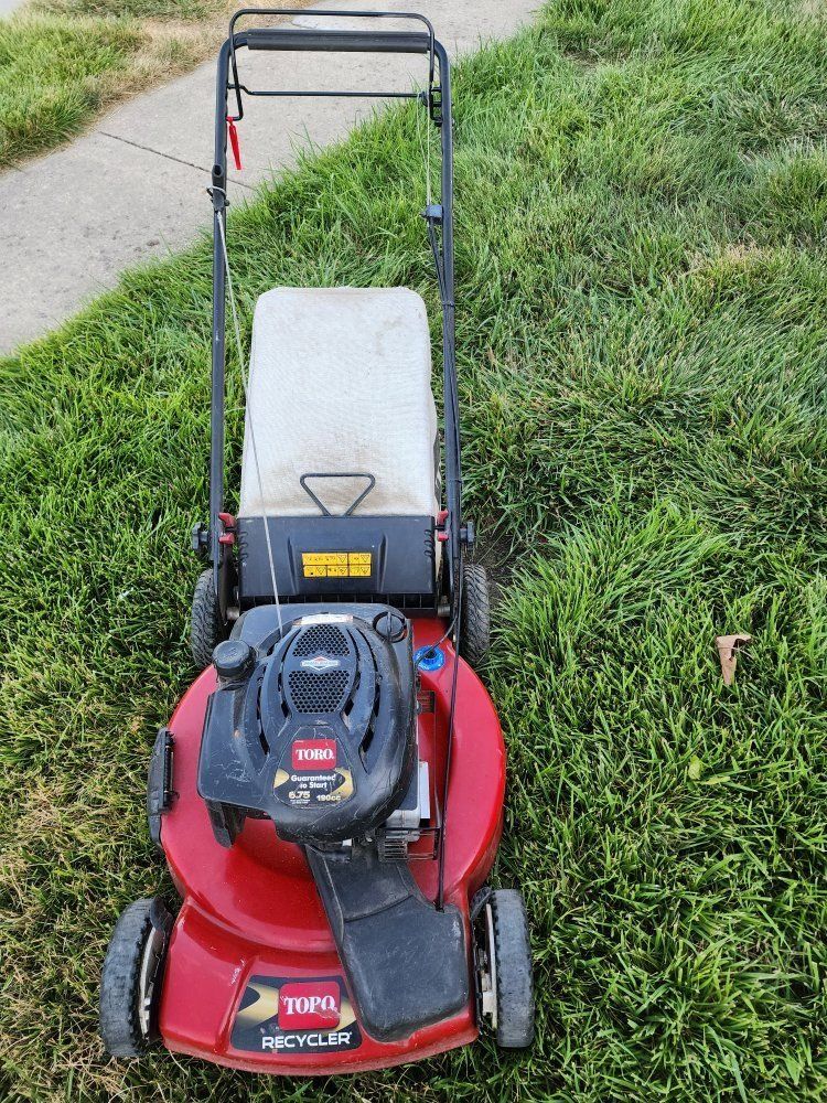 Toro Recycler 6.75 HP 190cc Gas Push Lawn Mower with Grass Bag