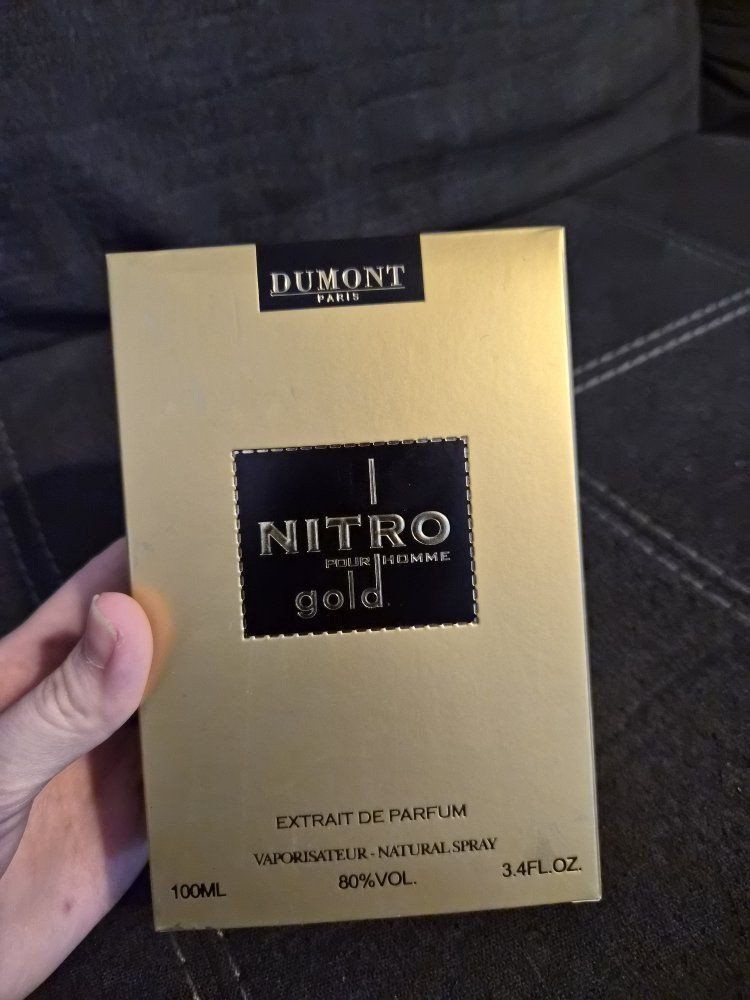 New Dumont Nitro Gold Extrait De Parfum 3.4 Fl. Oz | Long Lasting Unisex Perfume | Premium Luxury Scent Authentic Cologne