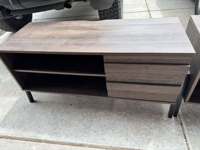 Walnut TV stand