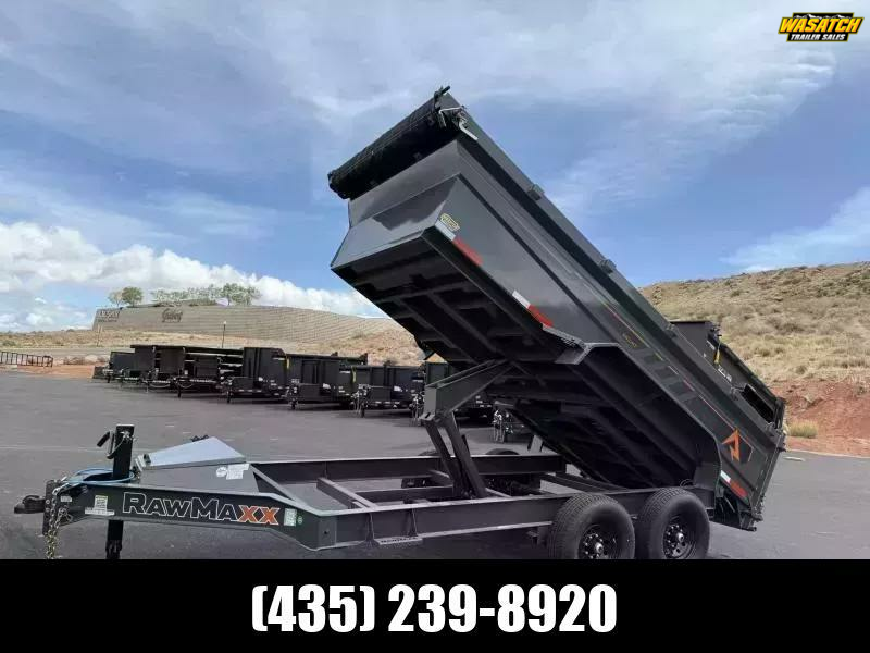 RawMaxx 7X14 14K GDX KNIGHT Dump Trailer