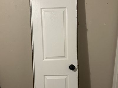 White 3-Panel Interior Door with Frame and Hardware