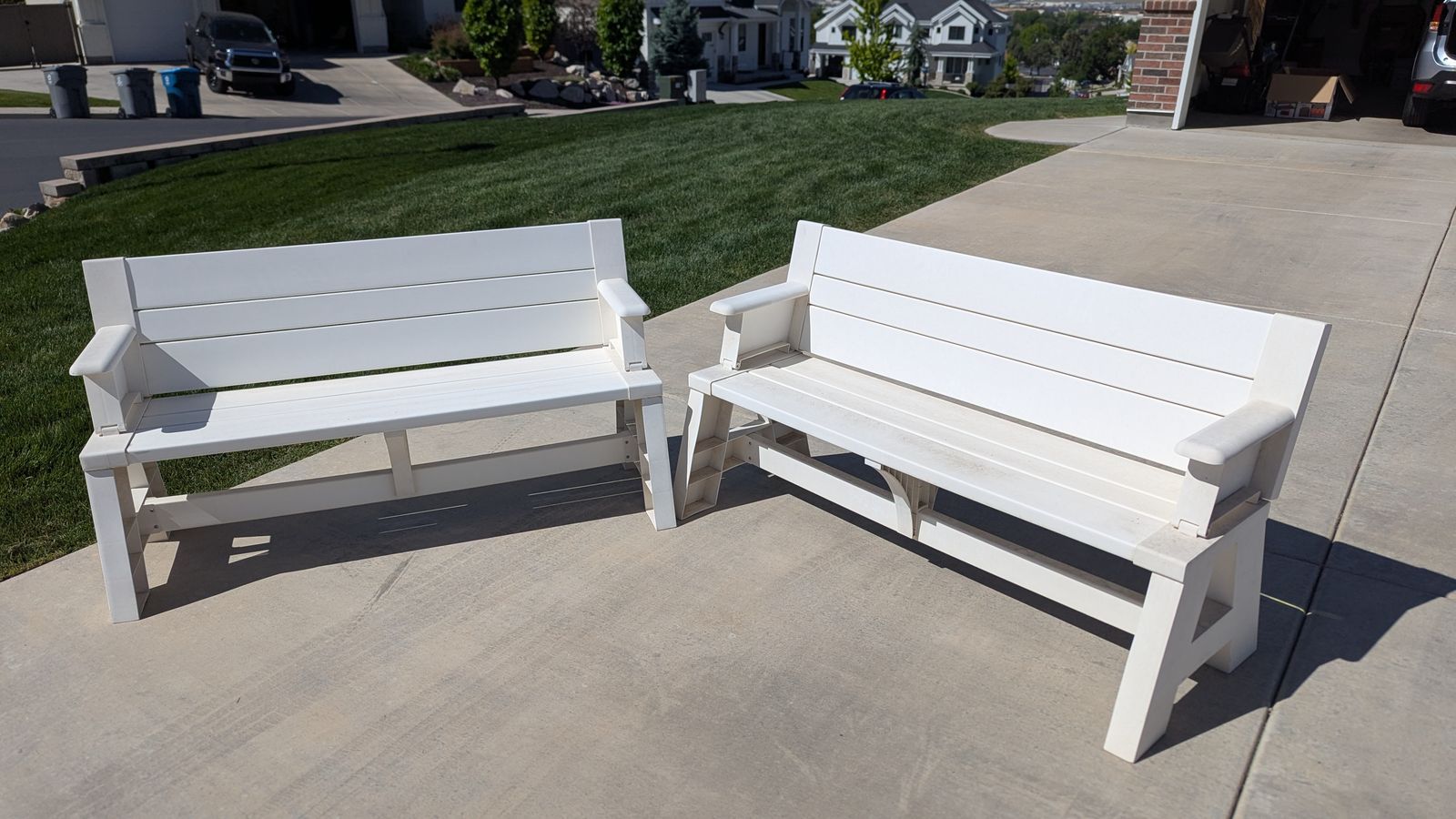 Vinyl Benches / Picnic Table