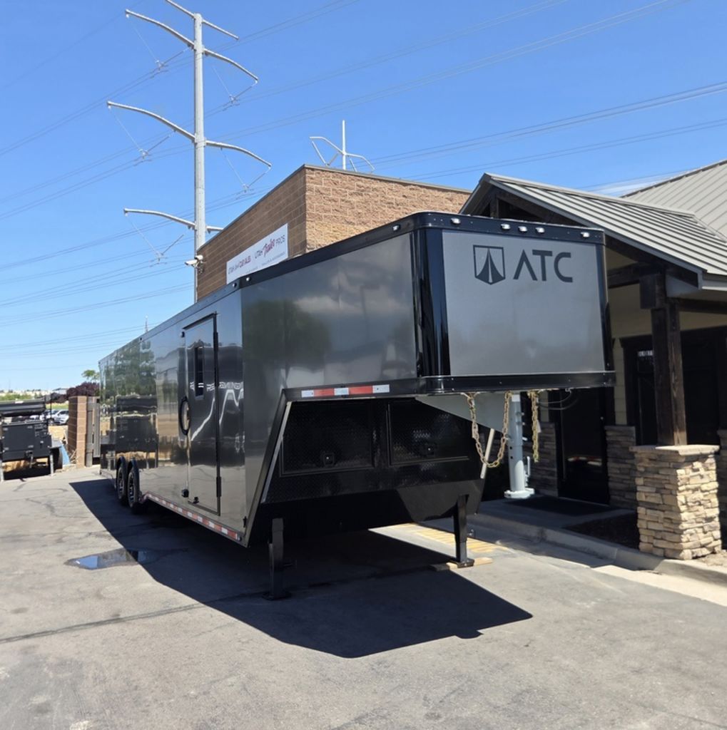 2027 ATC Trailers 8x40 8.5x40 ATC Rom 750G Gooseneck Enclosed Car Hauler Cargo New