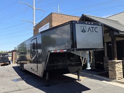 2027 ATC Trailers 8x40 8.5x40 ATC Rom 750G Gooseneck Enclosed Car Hauler Cargo New