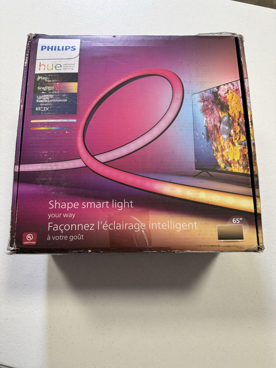 Philips Hue Play Gradient Lightstrip for 65" TV - Smart LED Lighting