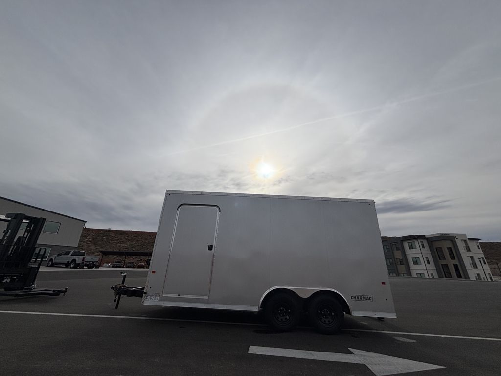 2026 Charmac Trailers White 8.5x16 Standard Duty S
