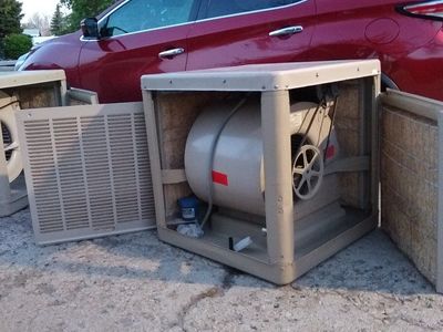 Like NEW 4900 CFM Champion DD Evap Swamp Cooler
