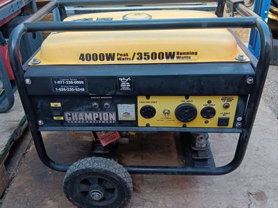 Champion Open Frame Gas Generator 4000w