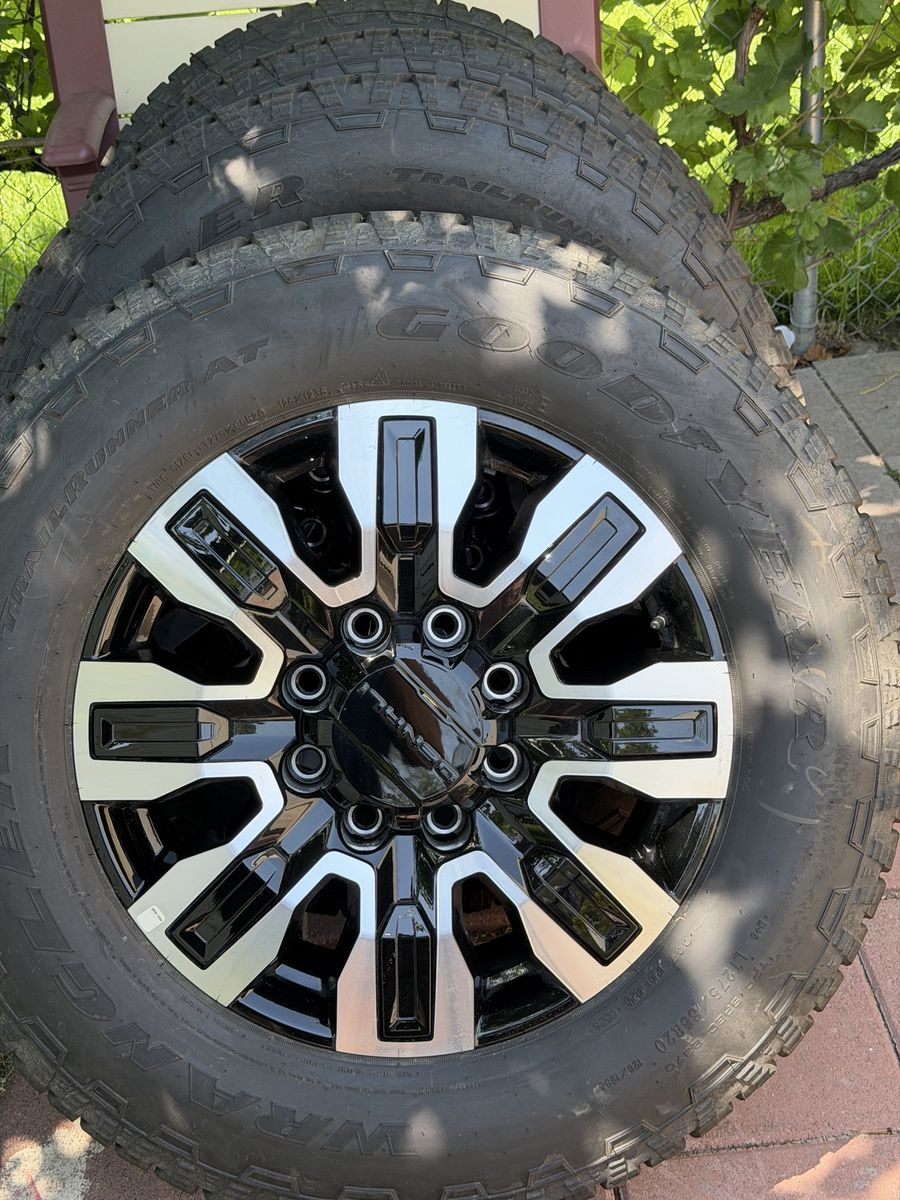 Brand new 2026 GMC sierra Denali ultimate 3500 wheels and tires