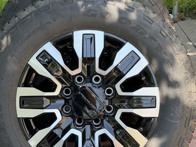 Brand new 2026 GMC sierra Denali ultimate 3500 wheels and tires