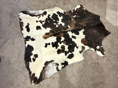 Authentic cow hide rug