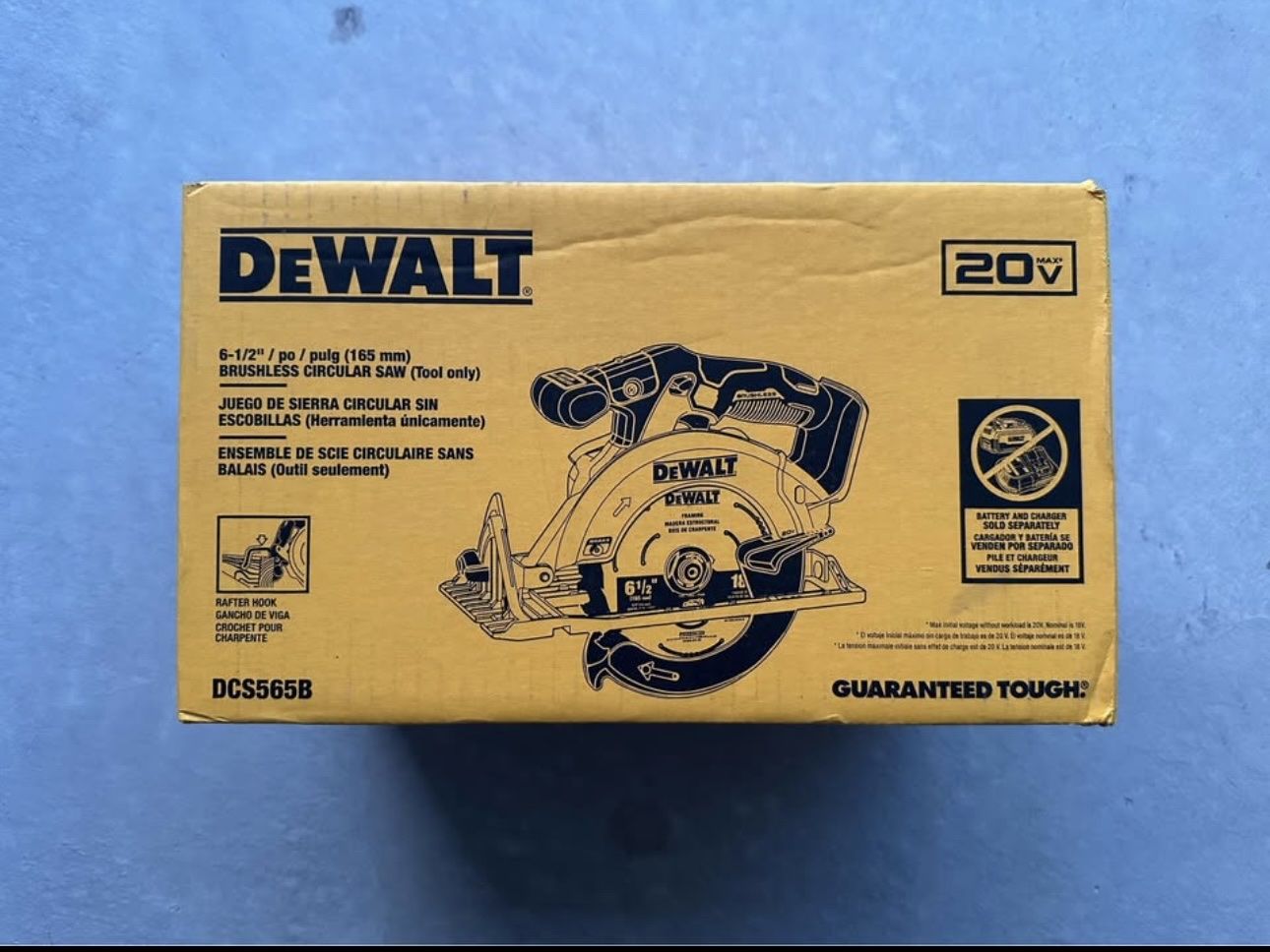 Dewalt DCS565B 20V Max 6-1/2 Inch Brushless Circular Saw Tool Only