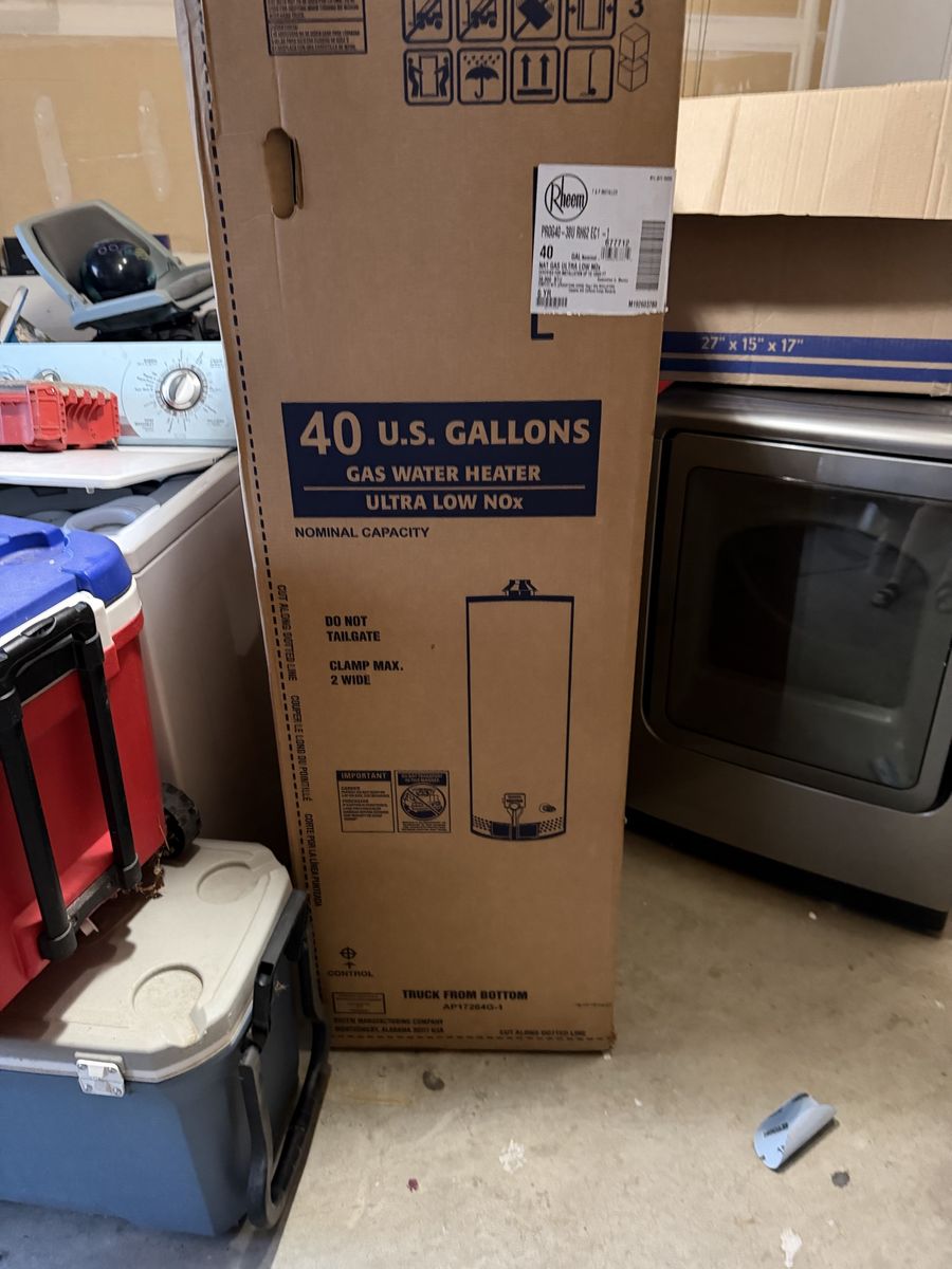 Rheem 40-Gallon Gas Water Heater