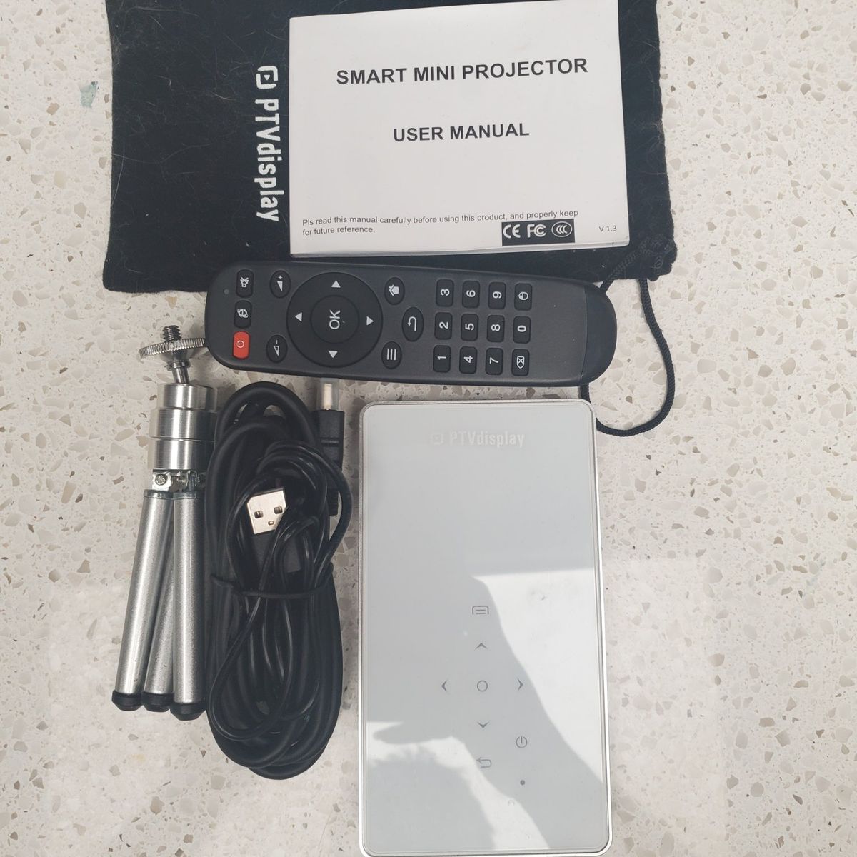 PTVdisplay Smart Mini Projector brand new