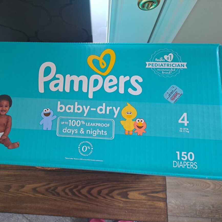 Pamper size 4 /150 count diapers