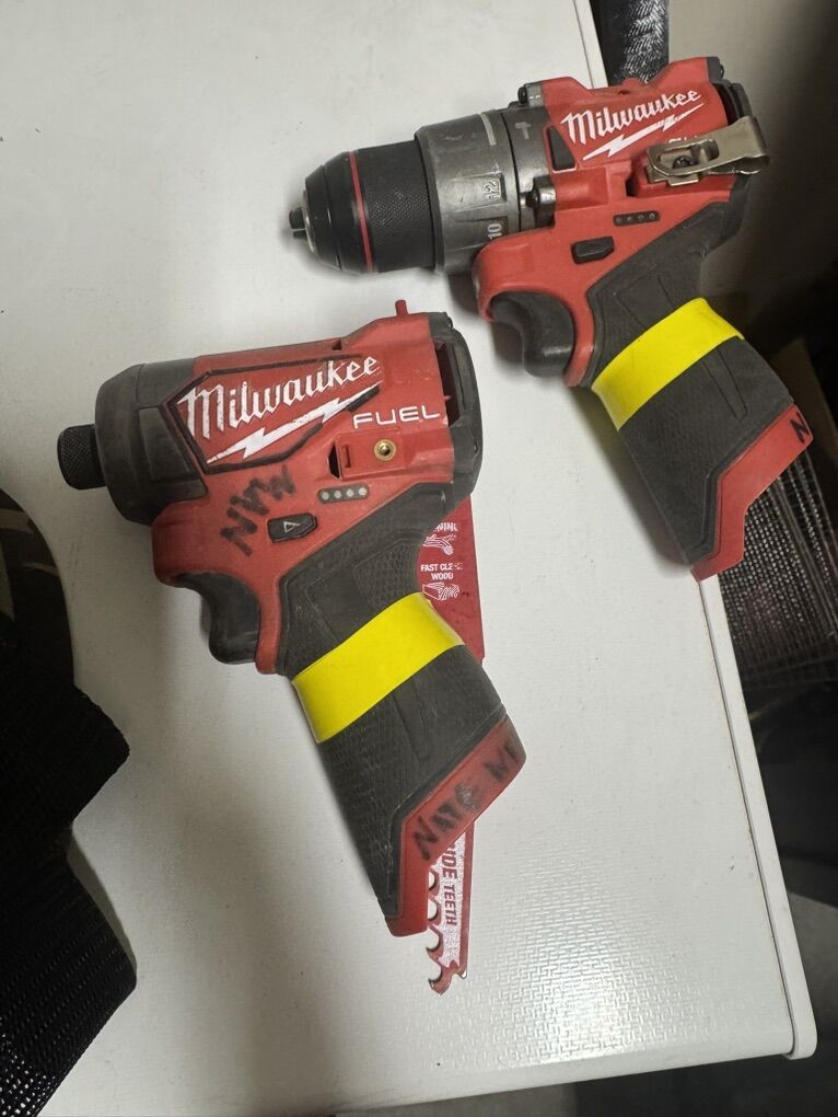 Milwaukee Fuel 12v Impact And Hammer Drill