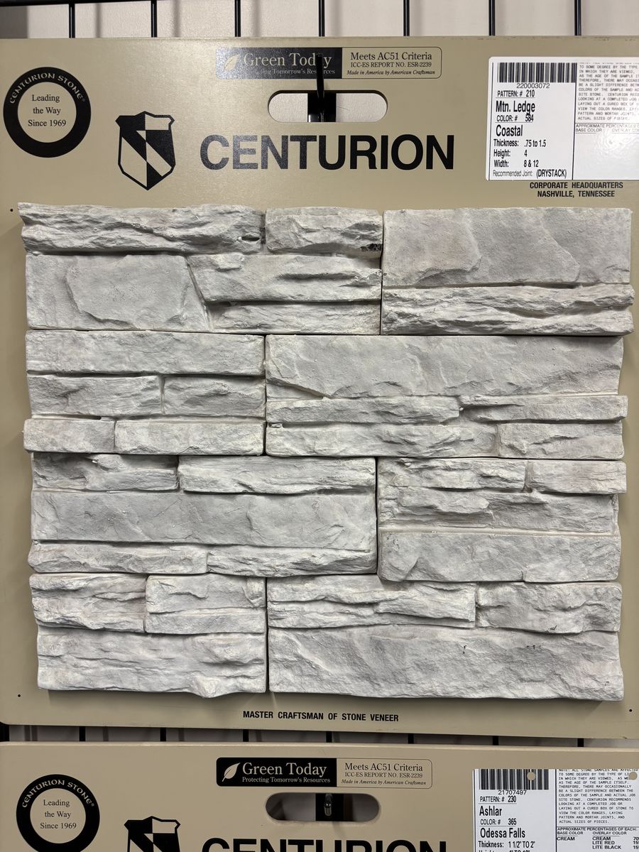 CENTURION STONE – MANUFACTURED STONE VENEER LIQUIDATION