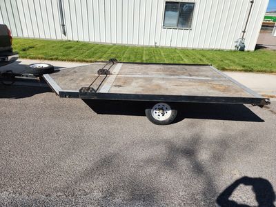 2 place snowmobile trailer