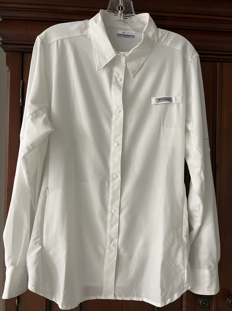 COLUMBIA Women's Hiking Shirt, XL