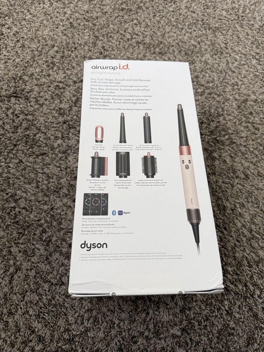 Dyson Airwrap ID Straight and Wavy (Ceramic Pink + rose gold) Brand new + Factory Sealed
