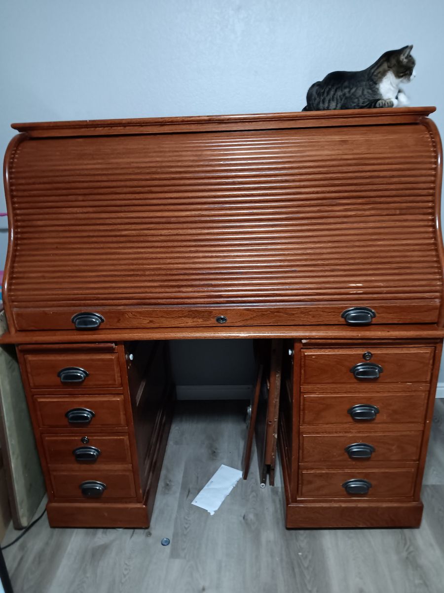 Antique Rolltop Desk – Family Heirloom