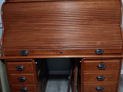 Antique Rolltop Desk – Family Heirloom
