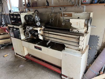 Jet Heavy Duty Industrial Metal Lathe