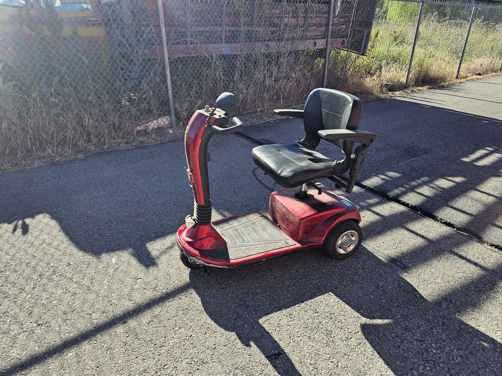 Golden companion 3 wheel Mobility Scooter - Red, Used, Good Condition